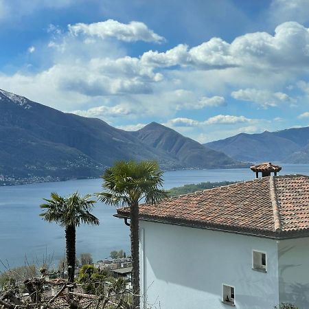 Camera con bagno privato e giardino Brione sopra Minusio Esterno foto